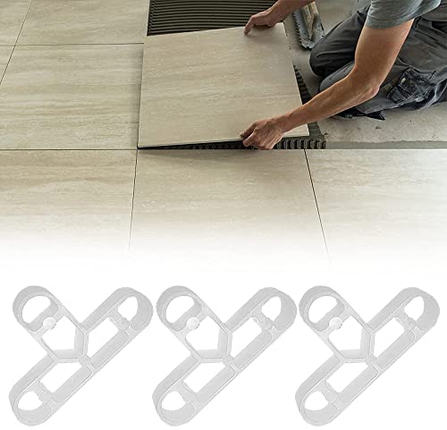 LATRAT 100 Stück Fugenkreuze 10mm Fliesenkreuze Fliesenabstandshalter, Fliesenabstandshalter T-Stücke Abstandshalter für Terrassen Platten