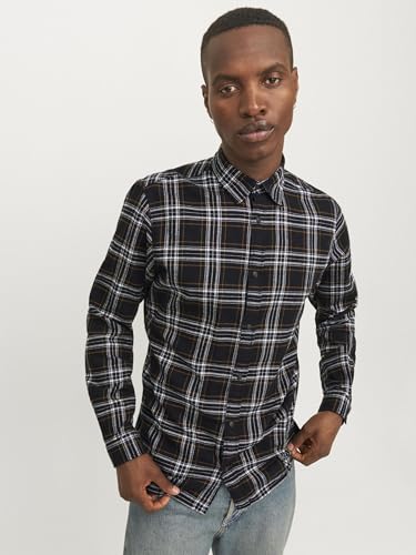 Image of Jack & Jones Men Cotton Blend Solid Regular Fit Shirt