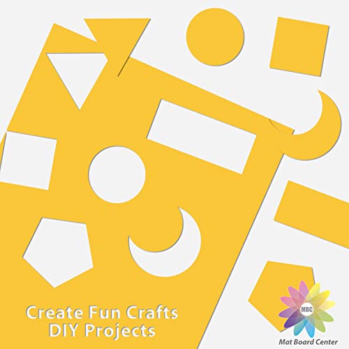 Mat Board Center, Pack Of 25, 8.5X11 Uncut Mat Boards - White Core - Variety Pack - Assorted Colors - Full Sheet - For Diy, Frames, Pictures, Photos, Crafts #TOP6