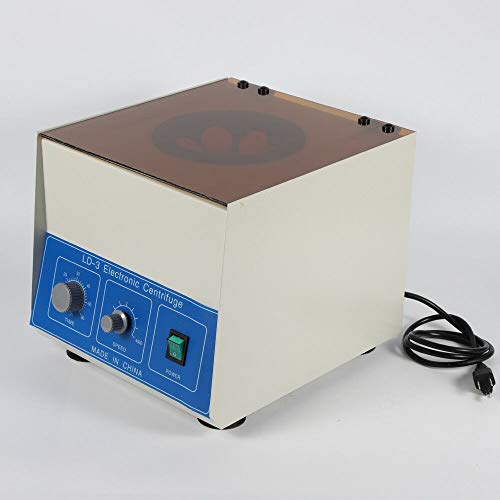Wanlecy Electric Lab Benchtop Centrifuge, LD-3 Low-Speed 4000rpm Centrifuge Machine 6 Tubes x 50ml, with Timer 0-60min and Speed Control