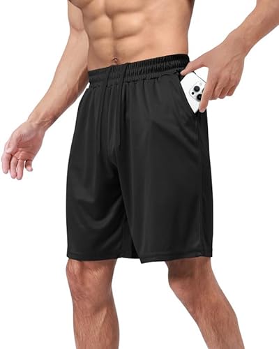 BOOJO Sporthose Herren Kurz Hosen mit Taschen Sport Shorts Schnell Trocknend Trainingshose für Gym Fitness(Schwarz,M) BOOJO Sporthose Herren Kurz Hosen mit Taschen Sport Shorts Schnell Trocknend Trainingshose für Gym Fitness(Schwarz,M)