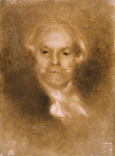 Pintura mural en lienzo de Eugène Carrière: Cuadro decorativo de 60x90cm para salón