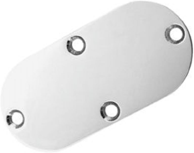Orange Cycle Parts Primary Chain Inspection Cover compatable with Harley Big Twin 1970-1999 repl. OEM # 60572-78 (Chrome)