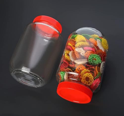 Image of GLASS BAR 6000 ML big size Glass Storage Jar with Lids - 6000 ML Jars Glass Kitchen Containers