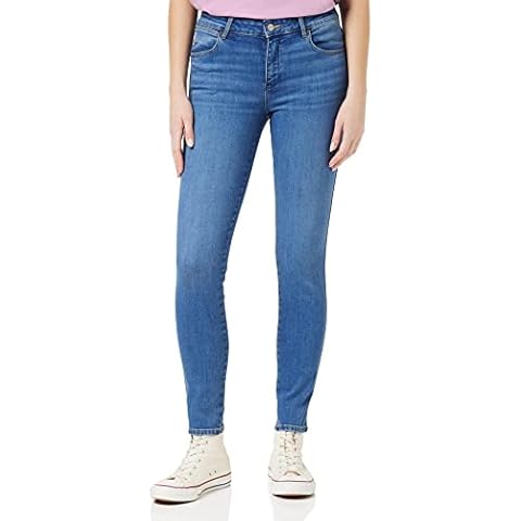 Jeans Wrangler Skinny Snuggle Bug 34 W/32 L Mujer Cover