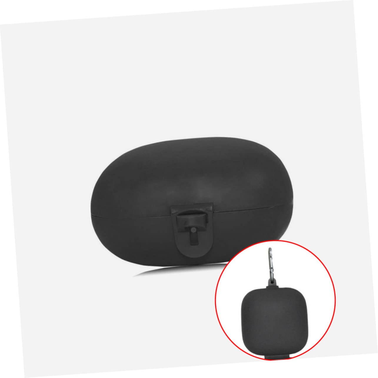 DOITOOL 3-teilige Box Mit Metallschnalle Kopfhörerabdeckung Silikonhaut Headset-schutzhülle Kopfhörer Reisefreundliche Aufbewahrungsbox