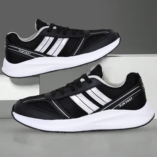 Image of SEAGA Sports Men's Lightweight Sports Running Shoes with Breathable Mesh & Cushioned Sole and Comfortable Shoes