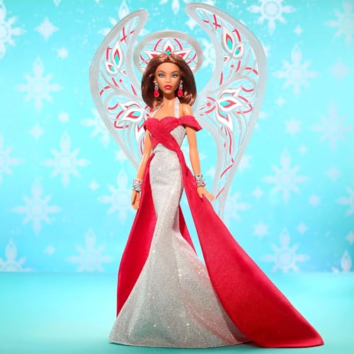 Muñeca Barbie Ángel Navideño Holiday 2023 miniatura 2