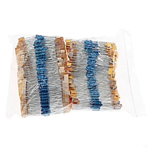 Kit resistencias 1/2W película metálica surtido 1100pcs componentes electrónicos bricolaje 2