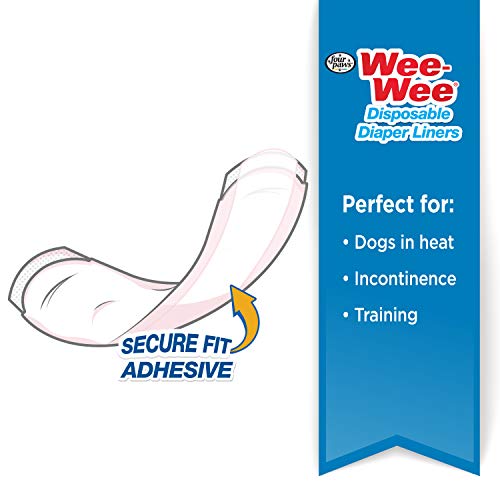 Four Paws 100523616 Wee-Wee Super Absorbent Disposable Dog Diaper Liner Pads thumb #1