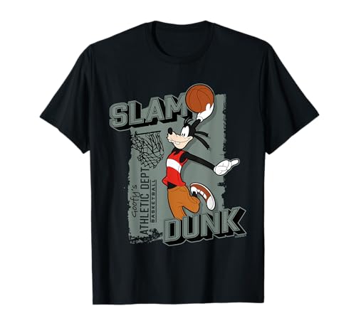 Disney Goofy Sports Basketball Slam Dunk Athletic Dept T-Shirt
