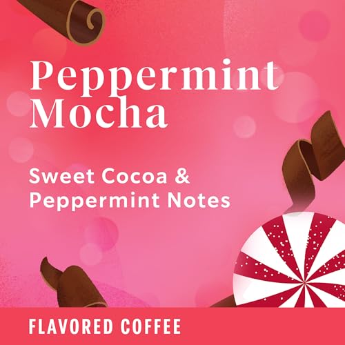 image for Starbucks K-Cup Coffee Pods, Peppermint Mocha Naturally Flavored Coffe