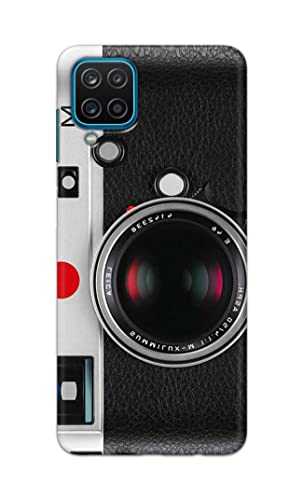 Image of Printed Hard Back Cover Case for Samsung Galaxy A12 Back Cover (Vintage Camera) -702