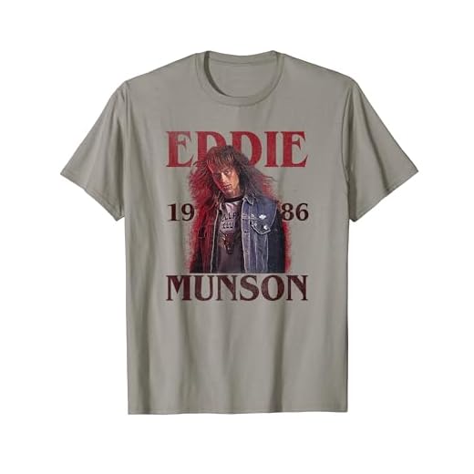 Stranger Things 4 Eddie Munson 1986 Hellfire Club Photo Camiseta