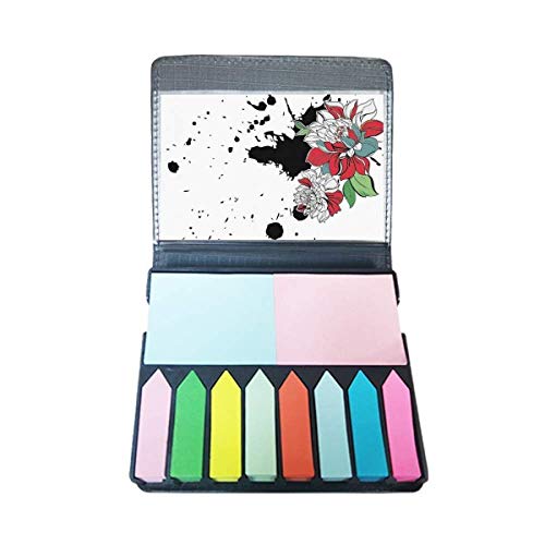 Marque-page à encre aquarelle pivoines en boîte pour ne plus jamais perdre votre page