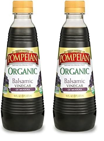 Pompeian Gourmet Organic Balsamic Vinegar, Perfect for Salad Dres...
