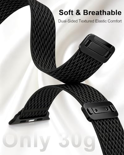 TreasureMax Stretchy Nylon Apple Watch Sport Band w/ Magnetic Clasp (38-49mm, Various Colors) $4.99 + Free Shipping w/ Prime or on $35+ + 50% Off C... - image 3