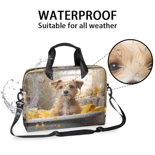 Maletín para laptop 15.6 - 16 pulgadas con diseño de perro miniatura 3