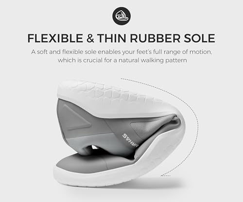 Men's Barefoot Zero Drop Shoes - Minimalist Workout Gym Sneakers for Deadlift Cross Training (Dark Grey, 10.5)4