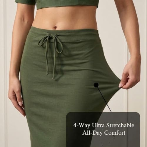 Image of Women's Saree Shapewear - Slim Fit Stretchable Petticoat for Sarees | Comfortable Waistband | Body Shaping Underskirt