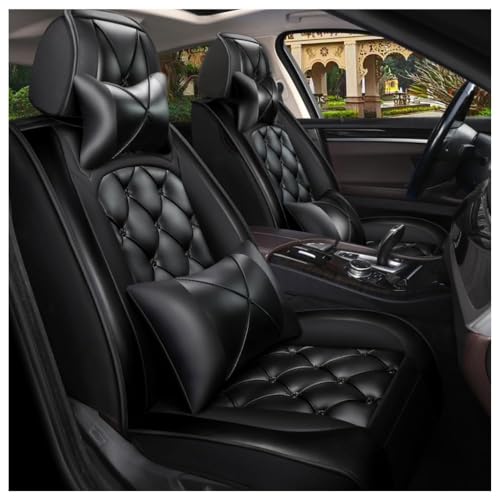 BediffCover 車 シートカバー に適し 三菱 デボネア デボネア V デリカ D2 デリカ D3 デリカ D5 デリカ スペースギア デリカスターワゴン 通気性 レザー保護クッションセット