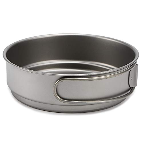 Titanium Pan, Romacci 350ml / 500ml Fry Pan ultraleve de titânio Panela bacteriostática exterior por
