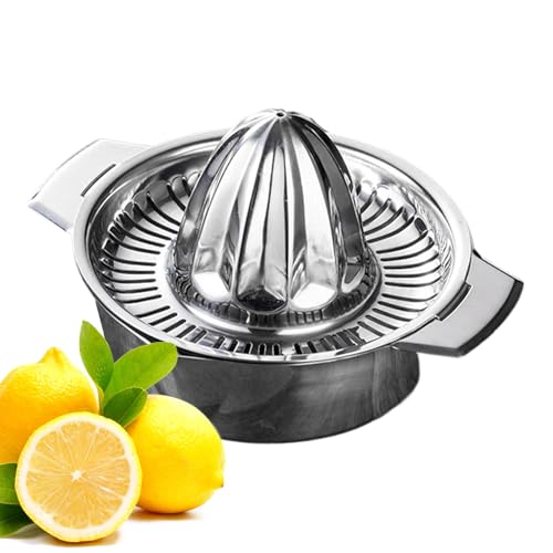 Exprimidor Manual - Prensa De Zumos Manual De Acero Inoxidable | Extractor Portátil Para Tomate Naranja Verdura Cocina Uva Granada Lima - Vegetales Lima Cocina