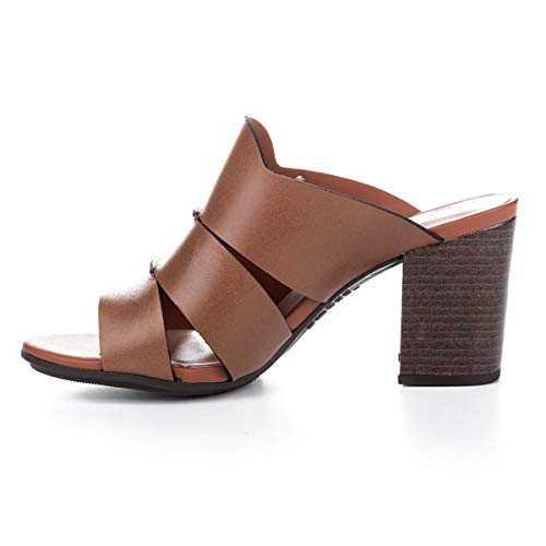 Tamanco Tanara Salto Bloco Oliva