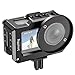 SMALLRIG Video Vlogging Camera Frame Cage for DJI Osmo Action Camera with 1/4" and 3/8" Thread Locating Holes Compatible with 52mm Adapter for Lens, Prevent The Screen from Scratching - CVD2360