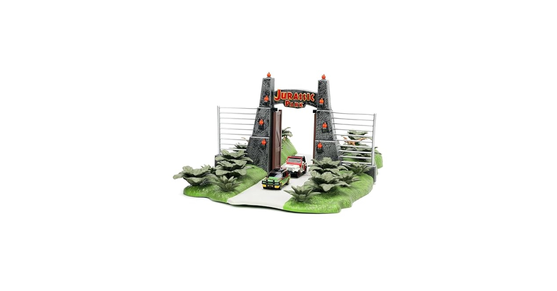 ジュラシックパーク　Jurassic Park ジオラマNano Scene Jurassic Park Diorama Set 30th Anniversary Jada Nano Diecast