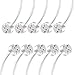 Boxlood MR16 G4 GU5.3 Bi-Pin Socket,Wire LED Halogen Lamp Ceramic Wire Connector Base Socket Adapter GU5.3, G4, MR11, MR16 Base 10pack