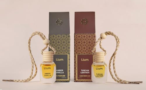 Llum Car Air Freshener| 10ml, Combo of 2 |Luxury, Organic Toxin-F...