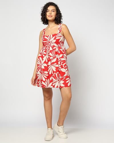 Image of Gap Women Stylised Above The Knee Sleeveless Casual Dress
