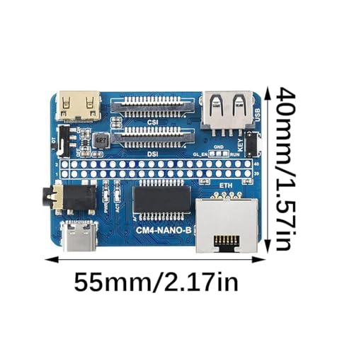 Módulo de expansión CM4 con interfaces CSI RJ45 y DSI para proyectos integrados 6