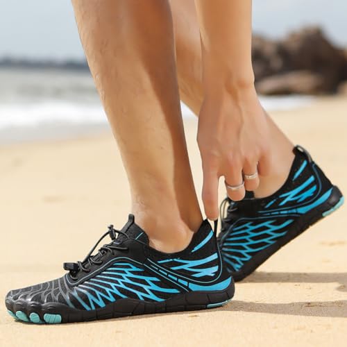 Image of ELETON Barefoot Shoes Women Men Footwear, Wide Toe Box Hiking Zero Drop Non-Slip Quick-Dry River Boat Pool Beach Water Shoes, Lightweight Swimming Running Walking Sneakers Unisex