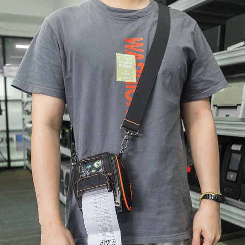 Image of Carrying Case for Zebra ZQ220 ZQ310 ZQ320 - Portable Thermal Label Printer Bag with Shoulder Strap, Easy Transport and Protection, Convenient Label Access
