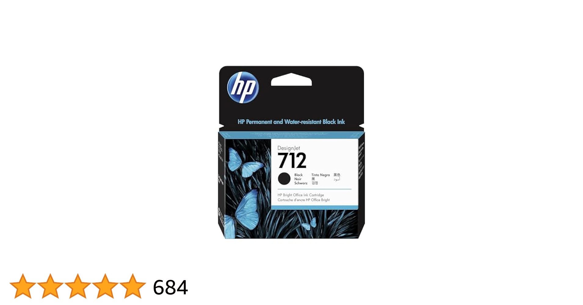 Amazon.com: HP 712 Black 80-ml Genuine Ink Cartridge (3ED71A