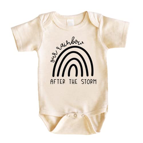 Bump and Beyond Designs Pregnancy Announcement, Rainbow After the Storm