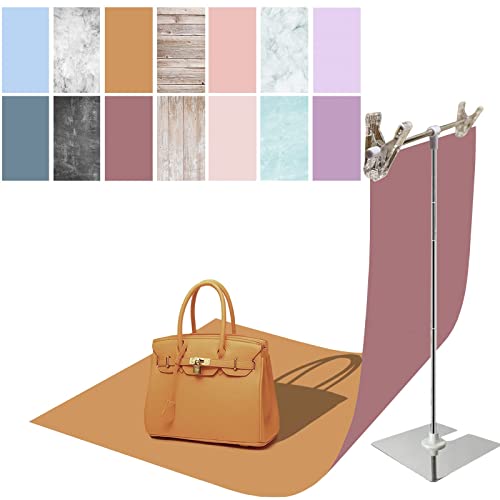 6 Fotohintergründe Mit Seidenoptik – Je 74,9x100,1 Cm, Für Produktfotos, Schmuck, Make-up