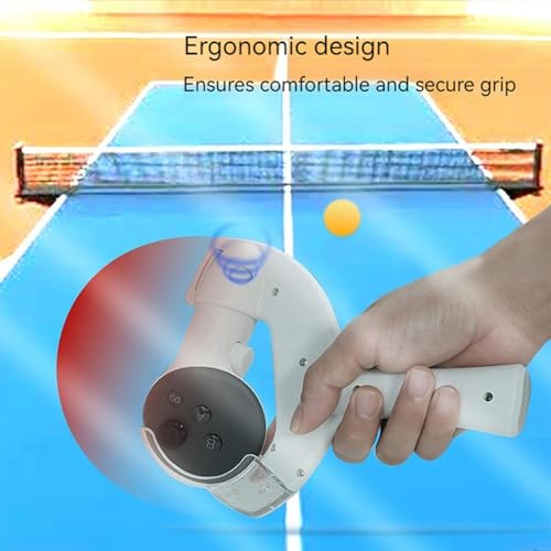 Uchwyty do wioseł do tenisa stołowego VR Adapter do uchwytów do kontrolerów Oculus/Meta Quest 3 Adapter do wioseł do ping-ponga VR do gier VR Eleven Table Tennis, dzięki którym wrażenia VR będą bardzi