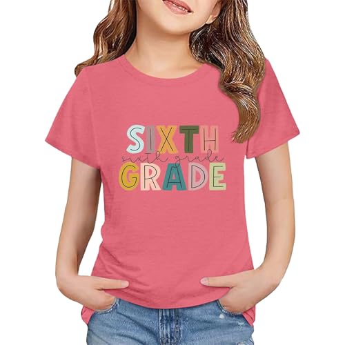 School Shirts for Boys Girls Tween First Day of Preschool Tshirt Toddler Kids Back to School Clothes 2025 Summer Trendy Tops