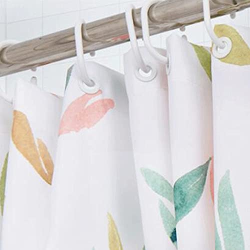 RTHGTFYL Cortina De Ducha 1 unids tela cortina de ducha for baño duchas, puestos y bañeras, cortinas de ducha a prueba de agua a prueba de agua con cortina de ducha y aromas de cortina de ducha anillo
