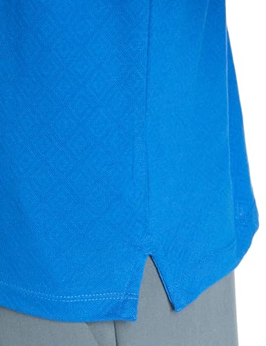 Image of Allen Solly Men's Jacquard Polo T‑Shirt | Regular Fit | Polycotton Blend | Textured Knit | Smart Casual Style