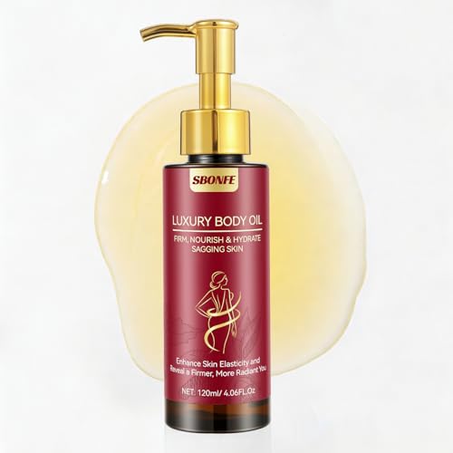 Body Firming Oil for Crepe Skin - After Shower Oil for Women, Tightening & Hydrating Treatment for...