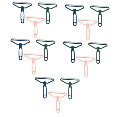 TOPPERFUN 5 Juegos Raspador De Pelusas Lint Roller Quitapelusas De Mano Quitapelusas Portátil Removedor De Mascota Afeitadoras De Tela para Ropa Removedor De Ropa 3 Piezas * 5