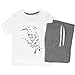 Azeeda 5-6 Jahre 'Specht Vogel' Kinder Nachtwäsche / Pyjama Set (KP00039562)
