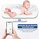 UNICHERRY Bluetooth Babywaage, Tierwaage, Multifunktionale baby waage mit herausnehmbarem Tablett, Babywaage digital mit Tara- und Haltefunktion, kostenlose App und Batterien (max: 100 kg)