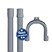 VIОKS Waschmaschine Ablaufschlauch 4m 19/22mmØ & Spülmaschine Ablaufschlauch Geschirrspüler / Flexibler Abwasserschlauch Waschmaschine Ersatzteile