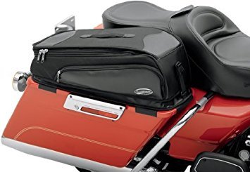 Chapas para alforjas Saddlemen Deluxe con bolsas de almacenamiento para Harley-Davidson Touring
