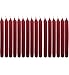 Eika Box of 20 Finest Tree Candles - Solid Colored - Made in Europe - Red
